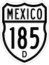 Federal Highway 185D shield