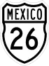 Federal Highway 26 shield