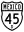 Federal Highway 45D shield