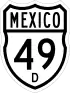 Federal Highway 49D shield