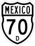 Federal Highway 70D shield