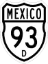 Federal Highway 93D shield