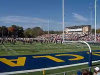 East endzone of the football field