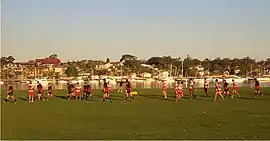 Rugby union match at Carss Bush Park