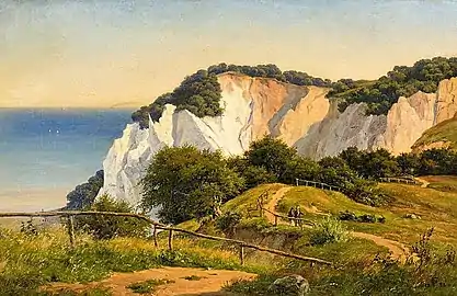 Summerday at Møns Klint (1855)