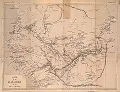 Location of Senegambia and Niger