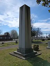 Gravestone of Carter Glass, U.S. politician.