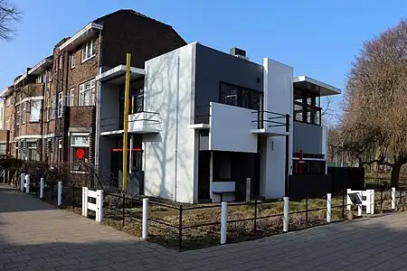 De Stijl - Rietveld Schröder House, Utrecht, the Netherlands, by Gerrit Rietveld, 1924