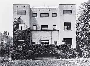 The Steiner House in Vienna by Adolf Loos, main facade (1910)