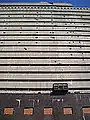 East wall of Caseros, with holes knocked out by prisoners during the 1984 riots. May 2006