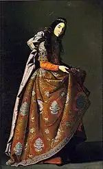 Painting of Saint Casilda, by Francisco de Zurbarán