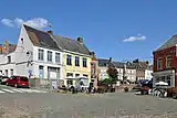 A corner of the Market Place, with typical houses