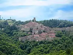 Panorama of Castelnuovo di Val di Cecina