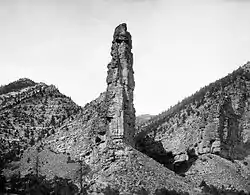 Castle Gate spires, near old townsite