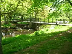 The 'new' castle or Laundry footbridge.