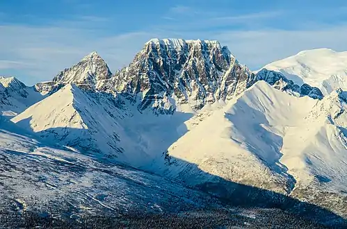 Castle Peak, south aspect