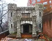 A remnant of the Paterno estate, now a utility building for Castle Village