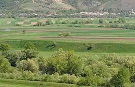 View from Ungra of Castra of Hoghiz