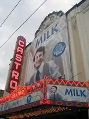 Castro Theatre running Milk November 2008