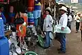 A picture of one of the many open-air markets in central Catacamas