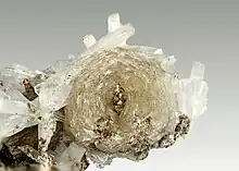 Catapleiite and natrolite from Poudrette quarry, Québec, Canada