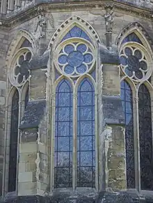 Early bar tracery at Reims Cathedral (Prior to 1230)