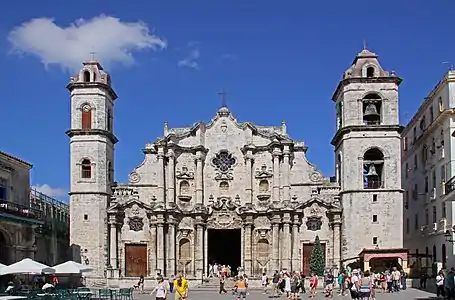 Havana Cathedral, Cuba, built between 1748 and 1777