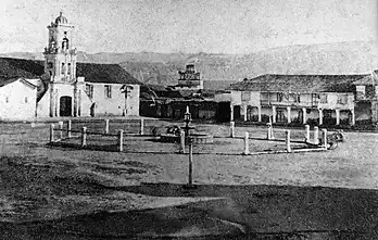 Tower of Cathedral of Cuenca in 1890.