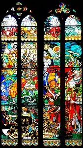 Stained-glass in Fribourg Cathedral