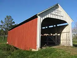 The Catlin Covered Bridge in the township's north