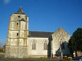 The church of Caucourt