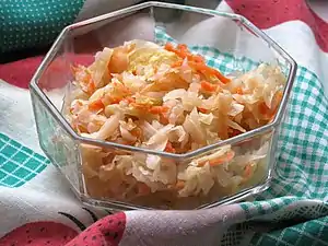 Eastern European style sauerkraut