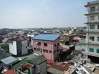 View of Barangays 15 and 16 from the old city hall