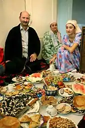 Image 24A family celebrating Eid in Tajikistan. (from Culture of Tajikistan)