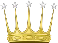 A depiction of a celestial crown