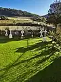 Cemetery in the village