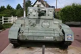 Centaur IV behind Sword Beach, Normandy, France