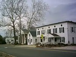 Central Lancaster, the county seat, with the county courthouse visible