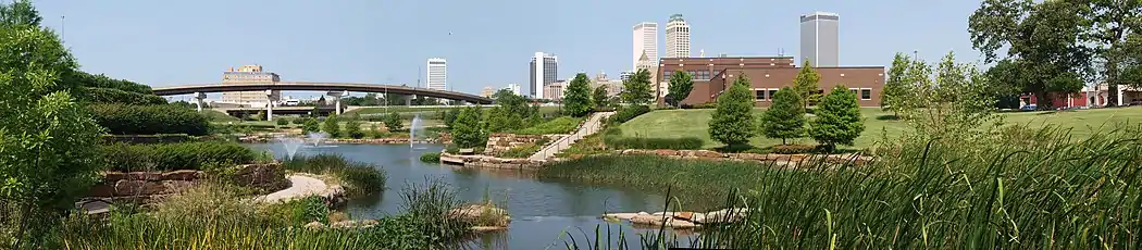 Central Park in Downtown Tulsa June 9, 2011.