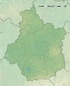 Colin (river) is located in Centre-Val de Loire