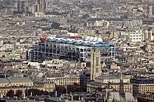 Centre Pompidou in Paris, "Megastructure", 1977 (Renzo Piano & Richard Rogers)