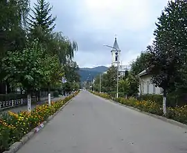 Tomșa Vodă Street, downtown Solca