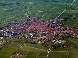 Aerial view of Cerano