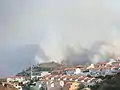 Fire of Portbou seen from Cervera de la Marenda on the 22nd of July