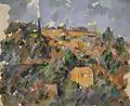 Maisons sur la colline, Provence (Houses on the Hill) by Paul Cézanne, between 1904 and 1906