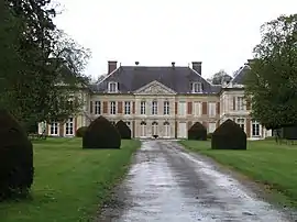 The château of Courcelles-sous-Moyencourt