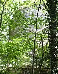 The ruins of the Château of Crête