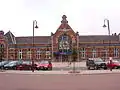 Châtelet station, built in 1911, on the territory of the commune of Châtelineau.