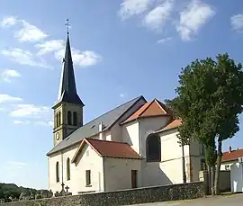 The church in Chémery-les-Deux