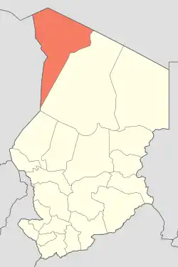 Aouzou is located in Chad